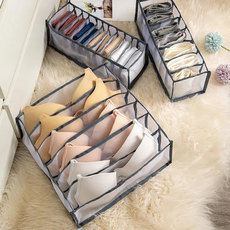 Drawer type separator basket for trousers and clothes storage box