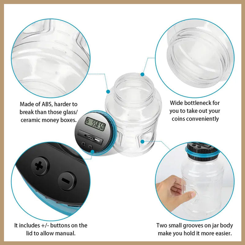 Electronic Counting Piggy Bank