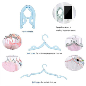 Foldable Portable Travel Hanger(8 PCS)