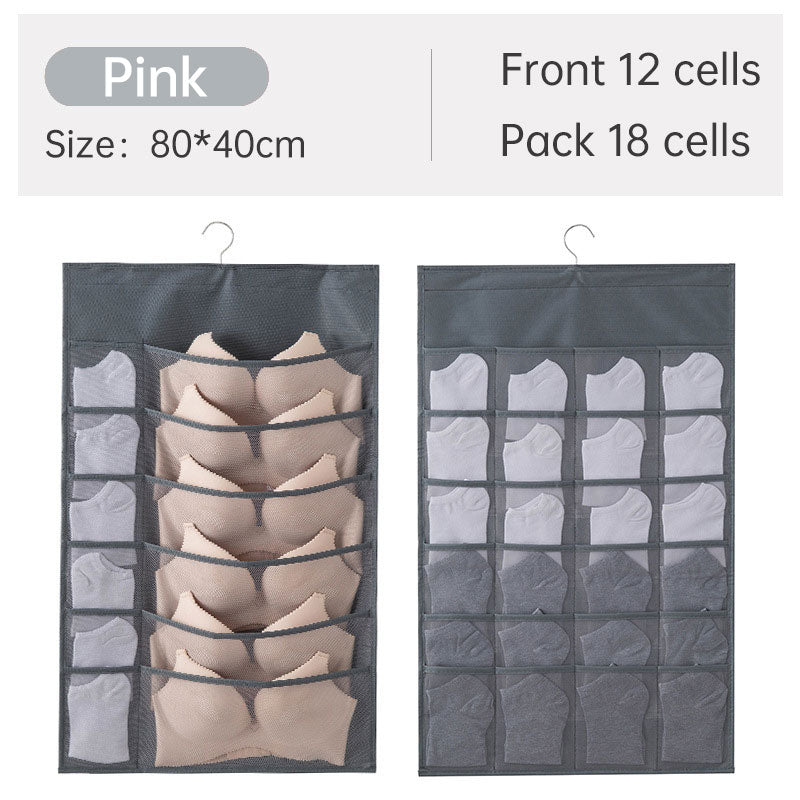 Double-Side Hanging Underwear Organizer