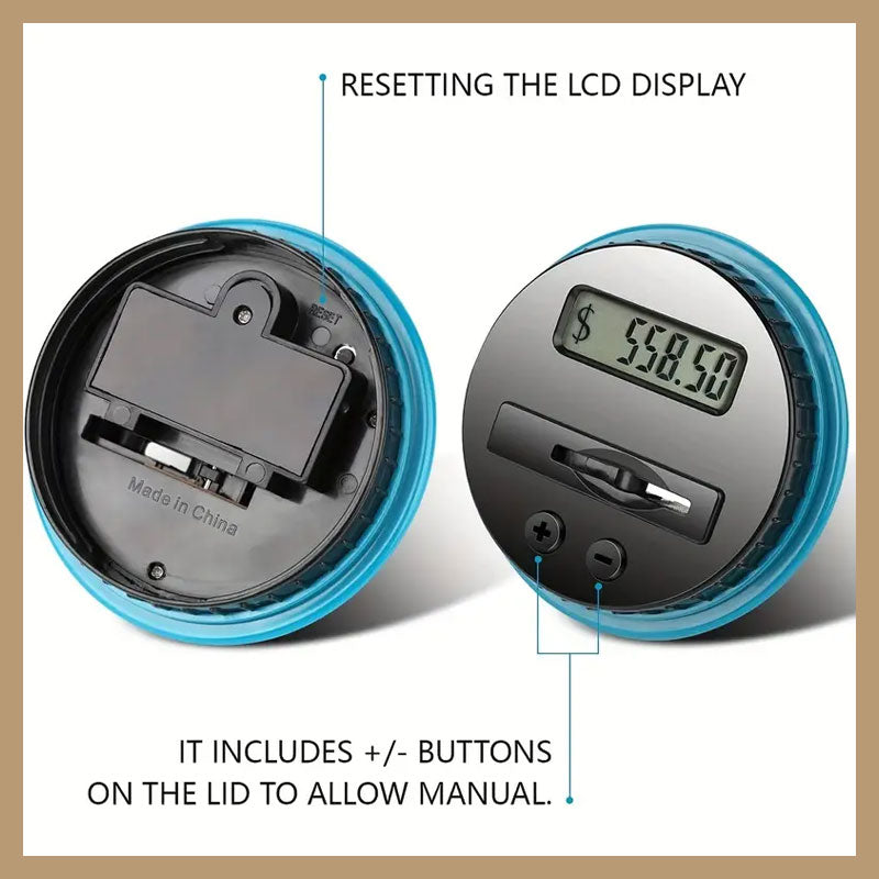 Electronic Counting Piggy Bank