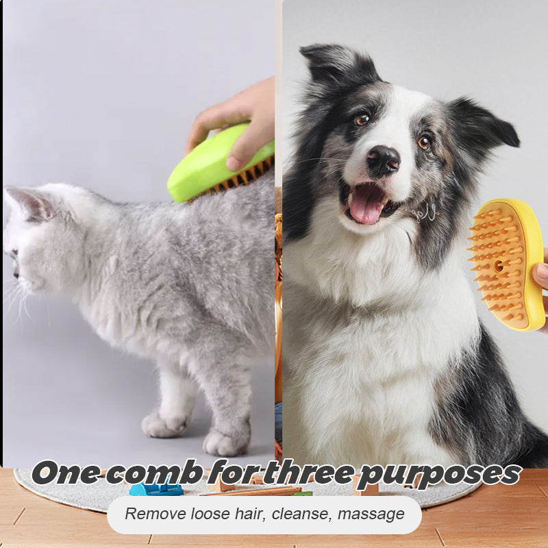 ✨50% off for a limited time at Christmas🎅 Newest Multi-Functional Pet Spray Massage Brush