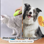 ✨50% off for a limited time at Christmas🎅 Newest Multi-Functional Pet Spray Massage Brush