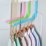 Load image into Gallery viewer, Folding Door Hanging Clothes Hanger
