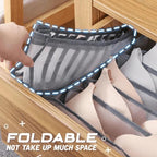 Drawer type separator basket for trousers and clothes storage box