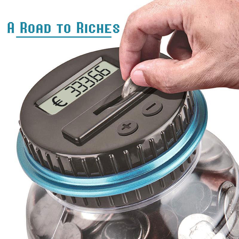 Electronic Counting Piggy Bank