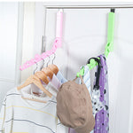 Load image into Gallery viewer, Folding Door Hanging Clothes Hanger
