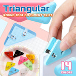 Load image into Gallery viewer, Triangular Round Edge Document Clips
